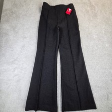 Spanx Perfect Pant Hi-Rise Flare Charcoal Heather Ponte Petite S 20252Q NWT picture