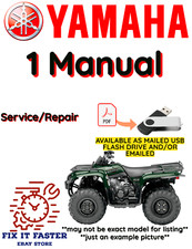 2011 YAMAHA ATV BIG BEAR 400 4WD HUNTER IRS YFM40FBZL SERVICE MANUAL PDF ON USB picture