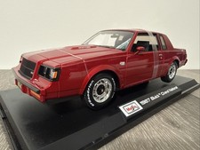 **All New** 1987 Buick Grand National Red 1/18 Miasto Diecast NIB picture