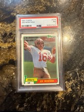 1981 Topps Joe Montana PSA 7 picture