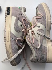 Off-White x Nike Dunk Low Lot 12 of 50 The 50 DJ0950-100 Size US 7 Used picture