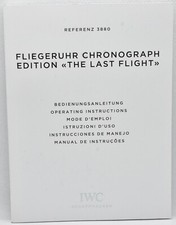 IWC FLIEGERUHR CHRONOGRAPH THE LAST FLIGHT OPERATING INSTRUCTIONS MANUAL BOOKLET picture