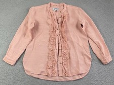 PILCRO Anthropologie Button-Up Blouse Shirt Size S Oversized Bohemian Top EXC picture