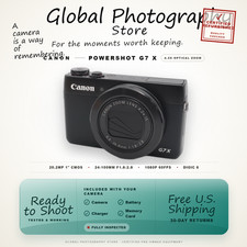 Canon PowerShot G7 X G7X 20.2MP 4.2x Zoom Digital Camera Top Mint US Stock picture