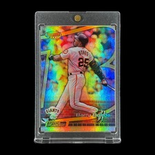 BARRY BONDS GOLD REFRACTOR HOLO CARD 2001 Topps Bowman's Best Card - Giants picture