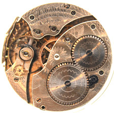 1903 WALTHAM POCKET WATCH MOVEMENT 13102259 GRADE: 220 12s 15j (SI3) picture