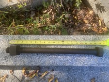 LARGE 8.3 POUND 20”  LONG SQUARE HEAD NUT AND BOLT WITH 1.25” SHANK AND 2” NUT picture