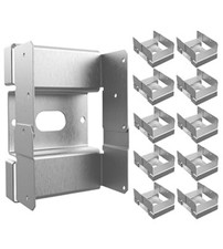 10PCS 4x6 Post Base for Concrete Heavy Duty w/ 1-inch Standoff for Pergola/Patio picture