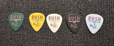 Rush Alex Lifeson Guitar Pick Fifty Something Tour Black Dunlop Concert  picture