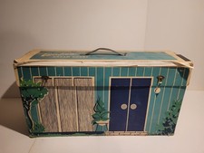 Vintage 1962 Barbie Dream House Cardboard with original furniture & accessories picture