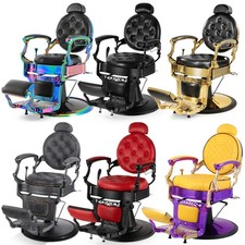 Vintage HeavyDuty Hydraulic Barber Chair All Purpose Recline Beauty SalonStyling picture