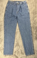 Wrangler Jeans Men's 32x34 Rugged Wear Elastic Waist Pleated 33312EI VTG picture