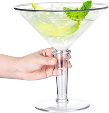 48Oz Giant Martini Glass Plastic Large Martini Glasses for Centerpieces Perfe... picture