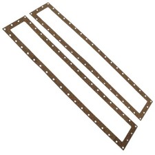 Radiator Tank Gaskets Fits Peterbilt 357 377 379 1 Pair 42 Bolt Holes Cork picture