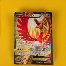 Pokémon Ho-Oh EX Full Art 121/122 Breakpoint Holo Ultra Rare 2016 picture