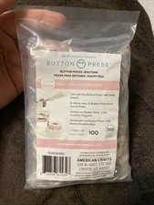 We R Button Press Refill 100 Pack Small 25mm, Create DIY Custom Buttons picture