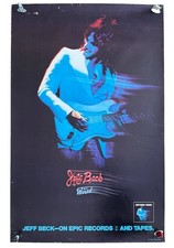 Jeff Beck Wired 1976 Promo Poster Not For Sale Epic Original Rock Music 70s Rare picture