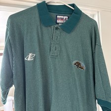 Vintage 90s Logo Athletic Jacksonville Jaguars Polo Shirt large Old Logo NFL picture