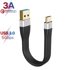Ultra Short USB 3.0 A to USB-C USB3.1 Gen.1 Fast Charger Data Cable 5Gpbs 3A 60W picture