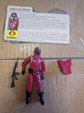 GI Joe Crimson Guard  1985 COMPLETE  Vintage Cobra Loose, Bum Thumbs picture