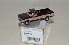1:87 HO scale Brekina 19658 Chevrolet C 20 pickup truck BLACK/BROWN picture