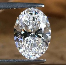 IGL Certified 4 Ct Oval Cut Lab Grown Diamond | D VVS1 CVD Loose Stone 5ARG picture