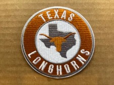 Texas Longhorns Vintage Embroidered Iron On Patch  3” X 3” picture