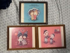 Vintage Framed Friendship Art Prints - Set of 3 picture