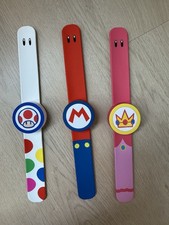 Universal studio Nintendo world power up band peach   toad and mario picture
