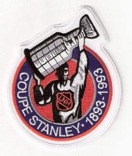 1993 NHL Stanley Cup Final 100th Anniversary French Version Jersey Patch picture
