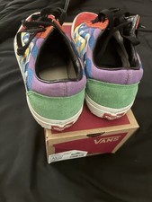 VANS Men's Low Top Athletic Sneakers Multicolor Colorblock Lace Up picture