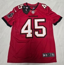 NWT Mens Devin White Tampa Bay Buccaneers Nike Vapor Stitch Limited Jersey - Red picture