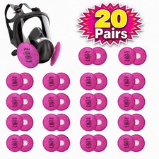 40PCS (20Pack) 2091 P100 Particulate Filter Cotton, Installed on Filter Retainer picture