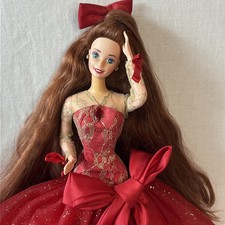 BARBIE 1992 Radiant in Red, Extra Long Red Hair, Red Ball Gown, Excellent picture