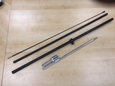 8 FT FEATHER FLAG POLE SET FOR A 6FT-7FT FLAG  **SALE** picture