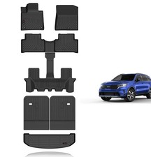 KELCSEECS Floor Mats & Backrest Mats & Cargo Liner for 2021 2022 2023 2024 picture