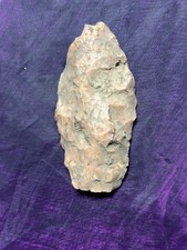 Authentic Prehistoric Native American Dark Chert Lanceolate Point 3