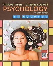 Psychology in Modules Hardcover David G., DeWall, C. Nathan Myers picture