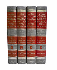 Vintage 1974 New Illustrated Medical Encyclopedia Set 1-4 Robert E Rothenberg⁠ picture