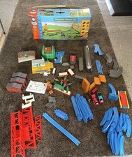 Vintage Tomy Thomas & Friends Giant Set Motorized Road & Rail W Box 146 Pc picture