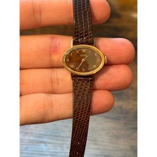 Ernest Borel Women's Oval Watch Brown Dial 24.7mm picture