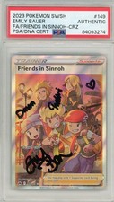 PSA AUTH Signed Emily Bauer Friends in Sinnoh Full Art 149/159 Crown Zenith Holo picture