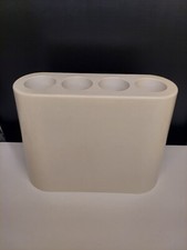 Bilumen Vintage 1970s Umbrella Stand by Rodolfo Bonetto White Color  picture