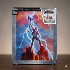 Thor Love and Thunder (4K, Blu-Ray, Digital) Ltd Ed Best Buy Steelbook picture