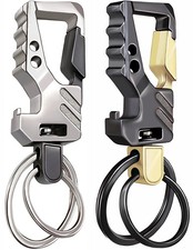 2Pcs Key Chains for Men Carabiner Keychain Car Keychain Heavy Duty Business Key picture