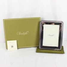 Christofle Malmaison Silver-Plated Picture Frame - 5 x 7in. (B04256534) W/ Box picture