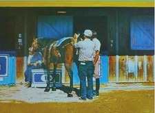 Signed Limited Edition (133/250), Richard McLean's  “Lucky Penny”  Lithograph   picture
