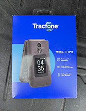 TCL Flip 3 TCL435D 16GB Gray Flip Phone 5MP Wi‑Fi Calling TracFone Verizon picture