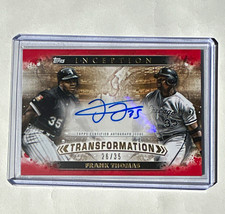 2024 Topps Inception Frank Thomas White Sox Transformation Auto #ITA-FT 26/35 picture