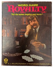 VINTAGE (1978) Royalty Word Card Game CARDS STILL IN SHRINK picture